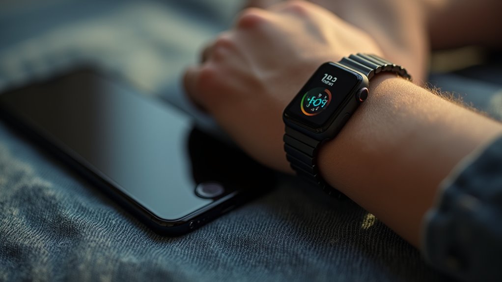 automatyczne wyciszanie iPhone’a za pomocą Apple Watch na nadgarstku