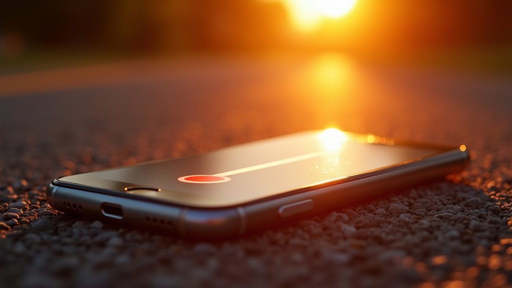 bezpośrednie słońce szybko przegrzewa podzespoły iPhone’a