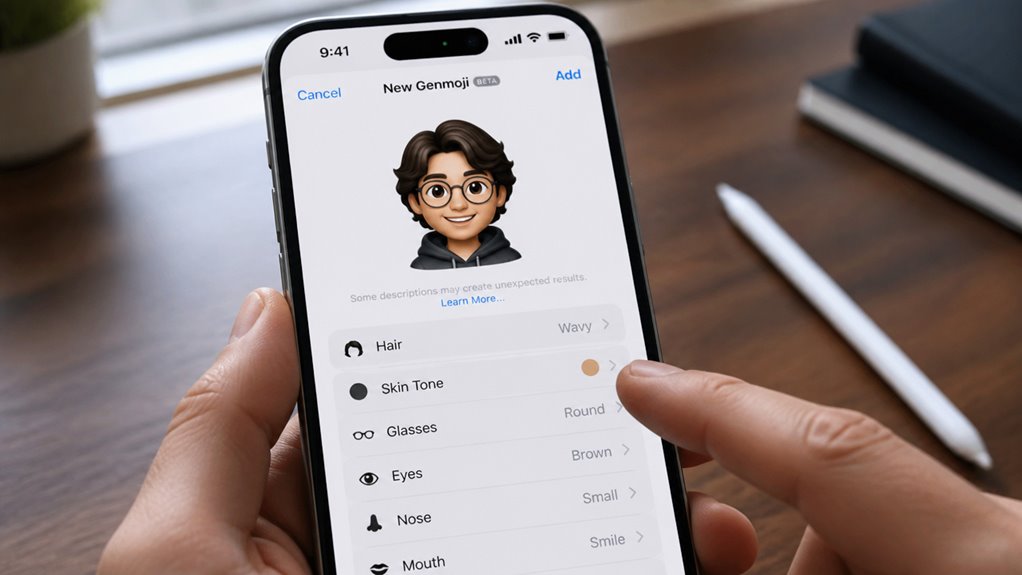 jak wygenerować genmoji na ios