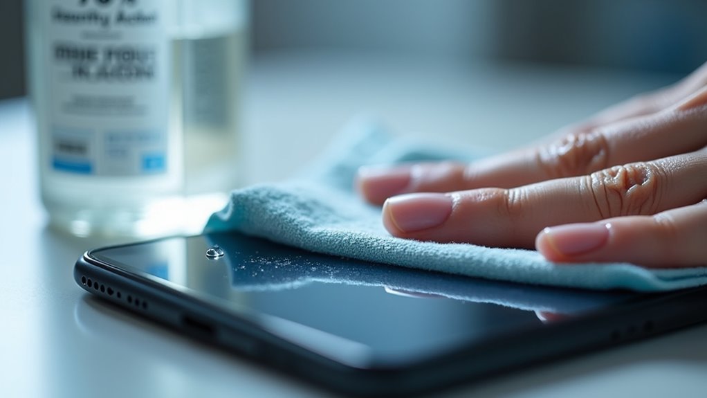 bezpieczne czyszczenie ekranu do dezynfekcji iPhone'a