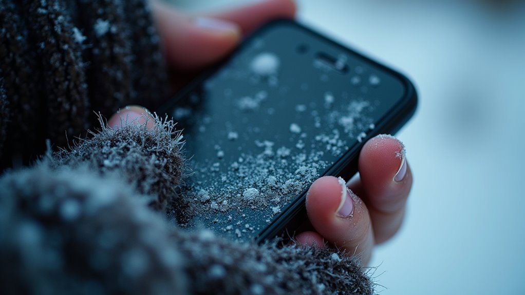 iPhone wyłącza się na zimnie z powodu baterii