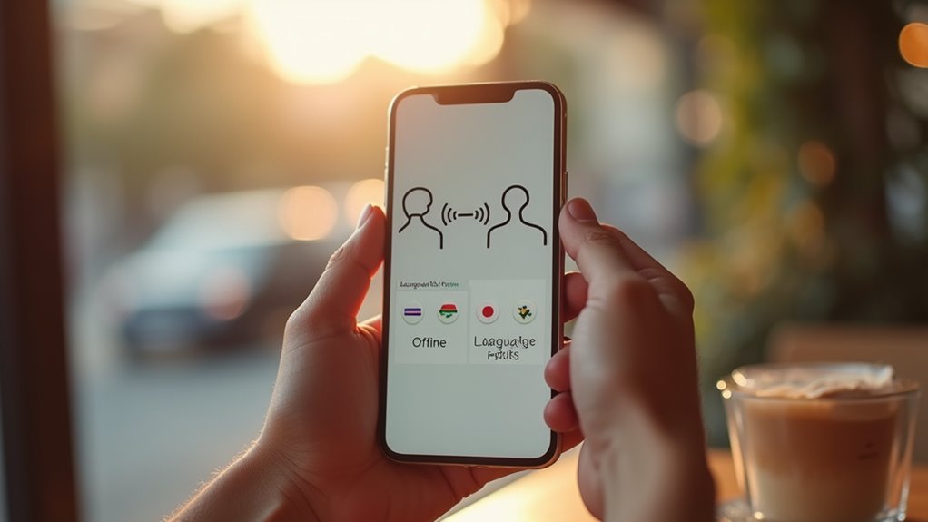 tryb dwujęzycznej rozmowy offline aktywowany
