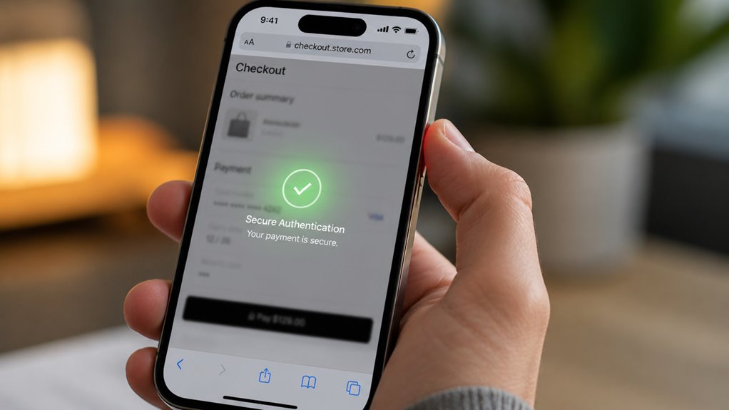 bezpieczne płatności online na iPhone za pomocą Apple Pay przy użyciu Safari