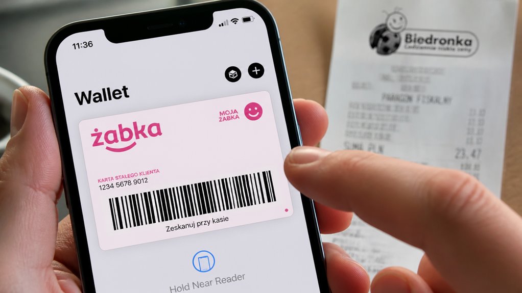 zapisz kartę abka w apple wallet