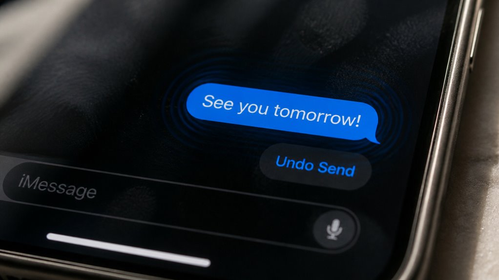 potrząśnij, aby cofnąć wysłanie wiadomości iMessage – okno tymczasowe