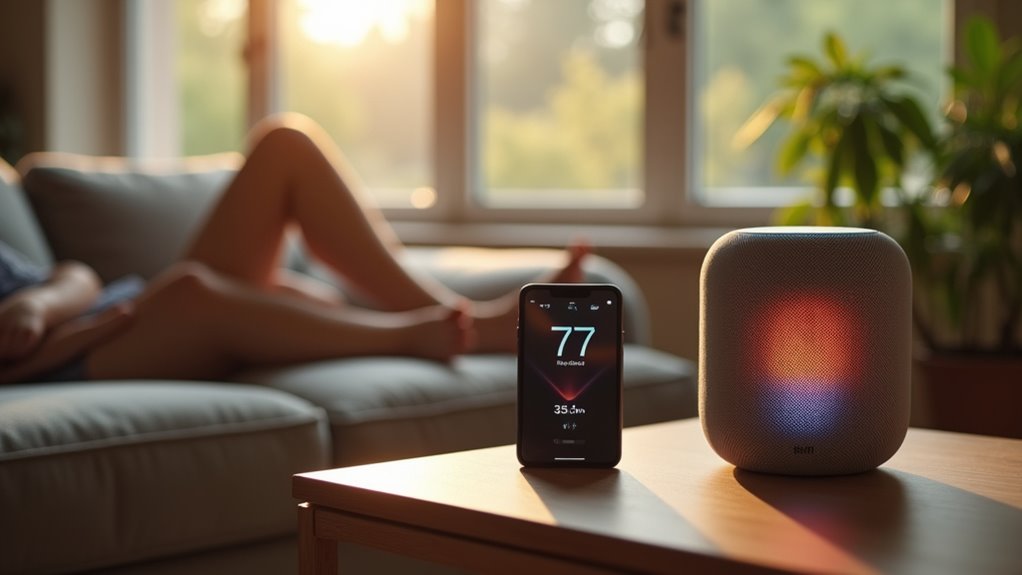 siri zdalnie odczytuje temperatury pokojowe