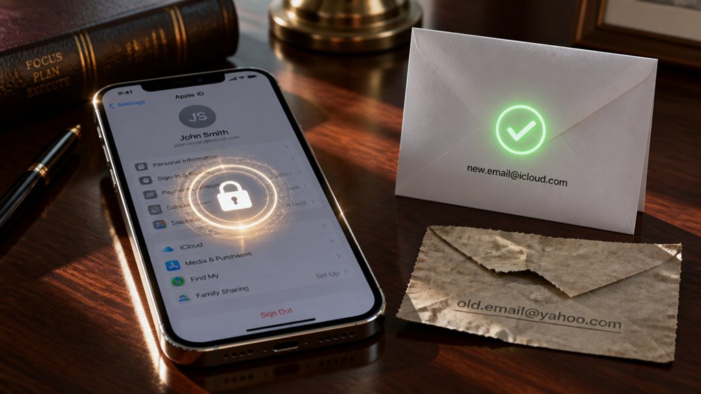zaktualizuj teraz adres e-mail apple id